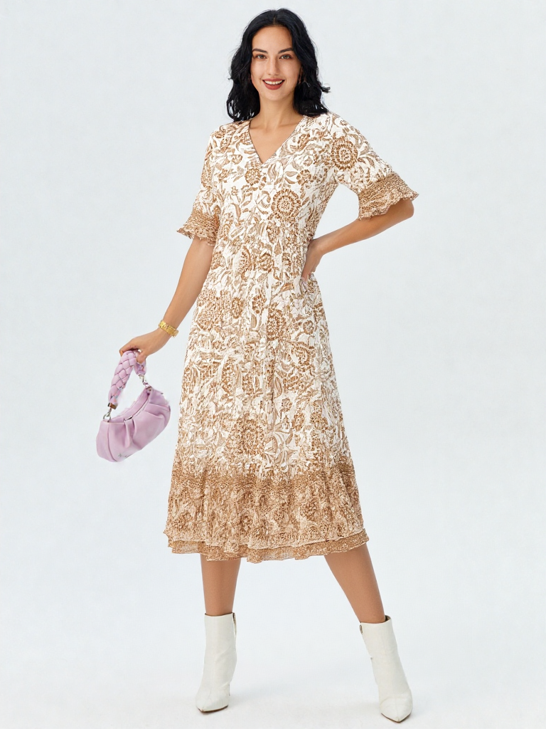 ARIA™ | Robe Florale Élégante