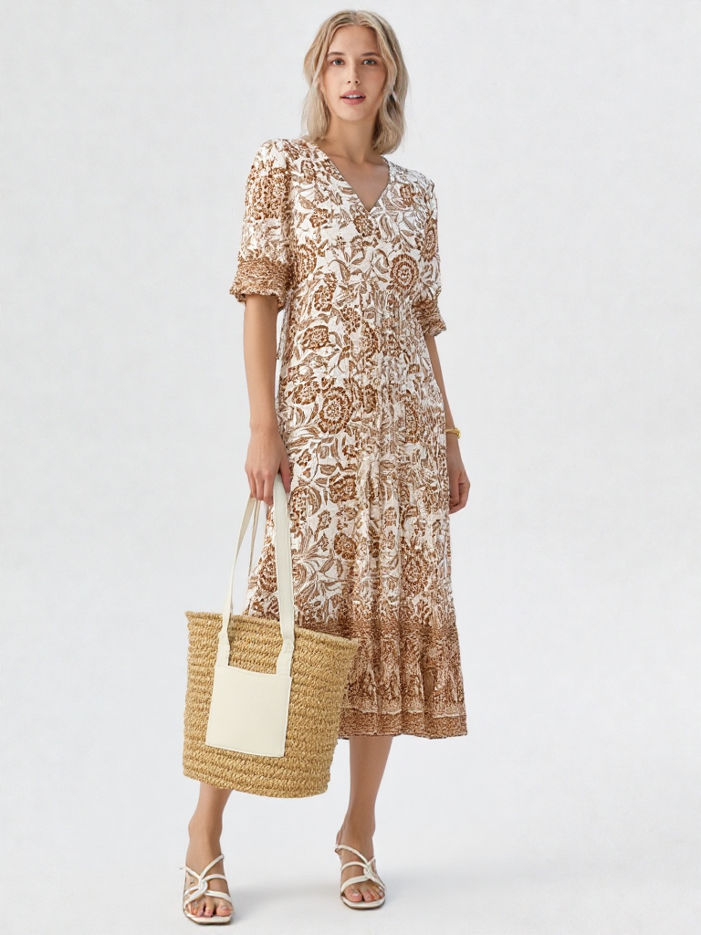 ARIA™ | Robe Florale Élégante