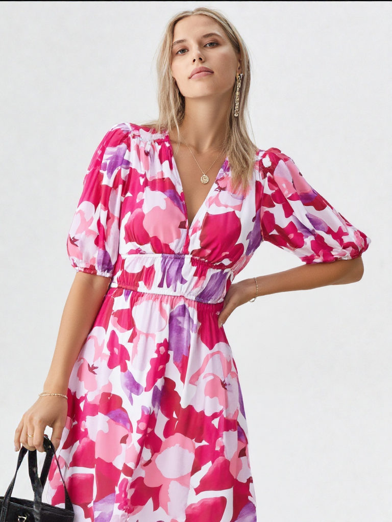 Isla™ | Robe Élégante à Fleurs